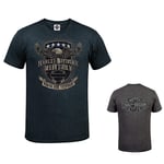 T-shirt för HarleyDavidson Motorcykel Herr Sommar Casual Kortärmad Topp Tee D D XL