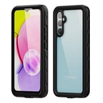 IMEIKONST Coque Samsung Galaxy A54 5G Étanche, IP68 Imperméable Antichoc 360 Intégrale Protection Antipoussière Anti-Neige Waterproof Etui Double Renforcé Housses pour Samsung A54 5G. Noir FS