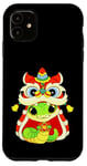 Coque pour iPhone 11 Happy Lunar Chinese New Year 2025 Cute Baby Snake Dragon