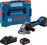 Bosch Vinkelslip GWS 18V-8 2X4Ah L-Boxx