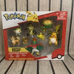 Pokemon Battle Figure 8 Pack Wave 7 Pikachu Eevee Appletun Growlithe Hawlucha