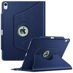 FINTIE Coque pour iPad Air 13 Pouces 2024 M2 (A2898 / A2899 / A2900) - [Rangement de Stylet] Coque Rotative à 360° Étui Pivotant, Housse Veille/Réveil Automatique, Bleu Marine