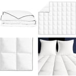 Vidaxl - Couette en duvet d'hiver 240 x 220 cm - couette - couettes - Home & Living - Blanc