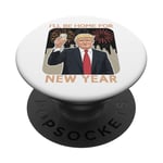 Daddy's Home Trump Funny New Year Eve Celebrations 2024 2025 PopSockets PopGrip Adhésif