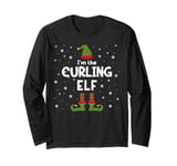 I'm The Curling Elf Curler Christmas Long Sleeve T-Shirt