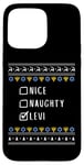 Coque pour iPhone 15 Pro Max Gentil Coquin Hanoucca Levi Pull Moche