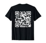 Funny QR scan Code jokes Humor Hidden message Christmas T-Shirt