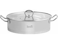 Berretti Berretti - Kjele I Rustfritt Stål + Lokk - Gemini - 28 Cm - 4 L