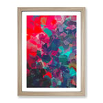 You Are My Destiny Abstract Framed Print for Living Room Bedroom Home Office Décor, Wall Art Picture Ready to Hang, Oak A4 Frame (34 x 25 cm)