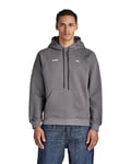 G-STAR RAW Men's Tape Raglan Loose Hoodie, Grey (granite D22325-C988-1468), S