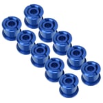 Labuduo Vis de Disque de Bicyclette, vis de Roue à chaîne 10Pcs, pour Le vélo de Route de Voyage à la Maison de vélo de Montagne(Blue)