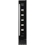 CDA 6 Bottle Freestanding 15cm Under Counter Wine Cooler - Black CFWC153BL