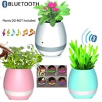 Pot de fleurs musical avec haut-parleur Bluetooth - Blanc - Tactile LED - Usine