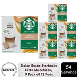 Nescafe Dolce Gusto Starbucks Coffee Pods 12 Caps, 9 Boxes