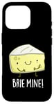 Coque pour iPhone 16 Pro Jeu de mots amusant au fromage Brie Mine