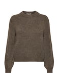 Vila Vijamina O-Neck L/S Knit Top - Noos Brun