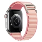 Alpine Loop-band för Apple Watch-rem 49 mm 44 mm 40 mm 45 mm 41 mm 42 mm 38 mm 38 40 44 45 mm armband iwatch Ultra Series 7 6 3 Se 8 pink 42 44 45 49mm