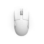 NZXT Lift Elite Souris de Jeu sans Fil – Ultralégère 57 g – Taux d'interrogation de 4K/8K, commutateurs optiques, capteur Optique de 26K DPI – Longue durée de Vie de la Batterie – Blanc