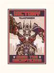 Pyramid International Transformers The Last Knight (Victory) -Mounted Print Memorabilia 30 x 40cm, Paper, Multicoloured, 30 x 40 x 1.3 cm