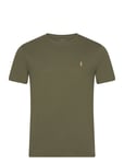 Custom Slim Fit Jersey Crewneck T-Shirt Designers T-shirts Short-sleeved Khaki Green Polo Ralph Lauren