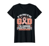 By The Grace God I'm A Survivor Endometrial Cancer Survivor T-Shirt