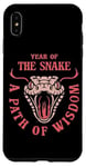 iPhone XS Max Year Of the Snake. A Path Of Wisdom. Cinese New Year Costume Case