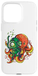 Coque pour iPhone 15 Pro Max Octopus Casque de plongée Kraken Kawaii Tentacule