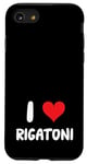 Coque pour iPhone SE (2020) / 7 / 8 I Love Rigatoni - Pâtes Cuisine Italienne Cook Chef Cooking