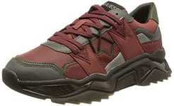 GUESS Men's MASSA TECH Sneaker, Russe, 10 UK