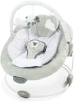 LADIDA Grey Newborn Baby Bouncer Chair Recliner Soothing Music Vibration Toys 77