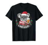 Aussie Xmas Funny Chrissie Kangaroo Down Under Christmas T-Shirt