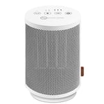 MYCARBON Chauffage Soufflant Electrique Economie d’énergie 900W/1500W Thermostat 18℃/23℃/28℃ 8h Timer Oscillation 60° Radiateur Soufflant Electrique Céramique Salle de Bain Chauffage d’appoint Mobile