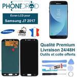 Écran LCD + Tactile Samsung J7 2017 TFT / J730 Noir + Outils, stock FR