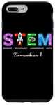 Coque pour iPhone 7 Plus/8 Plus STEM Day Professeur Science Technologie Ingénierie Mathématiques