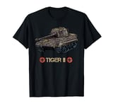 Vintage World War 2 German Tank Tiger 2 II WW2 memorabilia T-Shirt