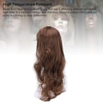 Women Hair Wigs Lifelike Deformation Resistant Light Brown Soft Texture Long