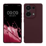 Matte TPU Case for Xiaomi Redmi Note 13 Pro 4G - Bordeaux Violet 