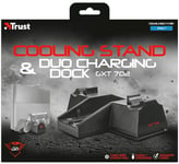 TRUST 21013 GXT 702 PS4 VERTICAL COOLING STAND WITH 2 FANS & DUO CHARGING DOCK