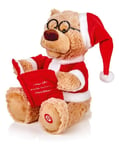 Premier Animated Battery Operated Christmas Story Telling Teddy Bear Toy - 24cm