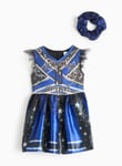 Tu Halloween Scream 13 Cheerleader Fancy Dress Costume 5-6 years Blue Years