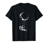 Astronaut Swinging on the Moon Outer Space Adventure T-Shirt