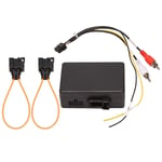 Tlily - Adaptateur D'Amplificateur de Voiture pour BoîTe DéCodeur Fibre Optique aux W211 s sl 2005-2008