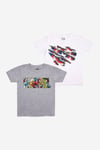 Marvel & Captain America Pack Boys T-Shirt 2 Pack