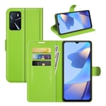 Oppo A54S      Pu Wallet Case    [Green]