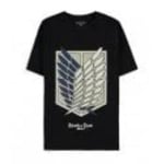 DIFUZED ATTACK ON TITAN - Saison 4 Black - T-Shirt Homme (S) (US IMPORT)