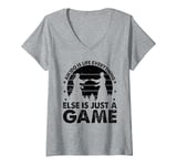 Womens Aikido is life everything else is just a game - Aikido V-Neck T-Shirt