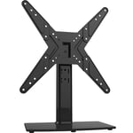 Hemuduplus Universal Swivel TV Stand/Base Table Top TV Stand for 21 to 47 inch 4