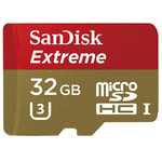 Sandisk Carte Extreme Micro SDHC UHS-I High Speed Class 10 - 32GB