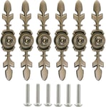 bouton commode 6 Pièces Boutons de Porte Bouton de Tiroir Poignee de Meuble Vintage Poignées de Placard Bouton de Porte Vintage Boutons de Poignée,Poignées de Tirage pour Armoire avec Vis