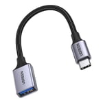 Ugreen USB-C Hane Till USB Hona 3.0 OTG Kabel 0.15m - Svart